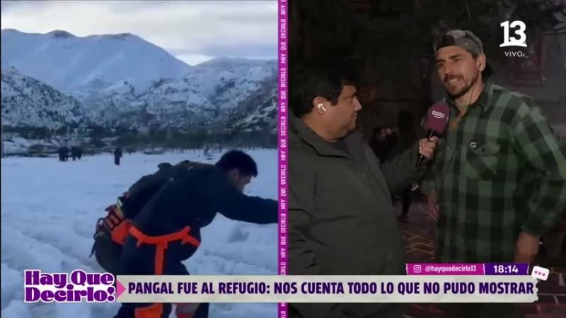 Pangal Andrade entrega detalles de cómo encontró el refugio | Captura