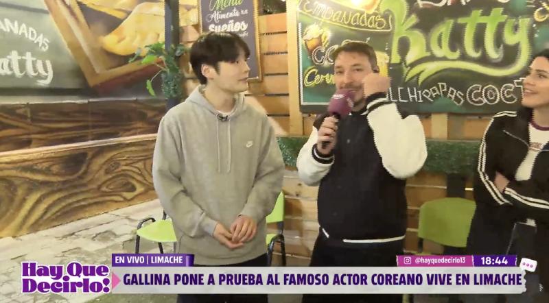 Actor coreano que vive en Chile conversó con ¡Hay que decirlo!.