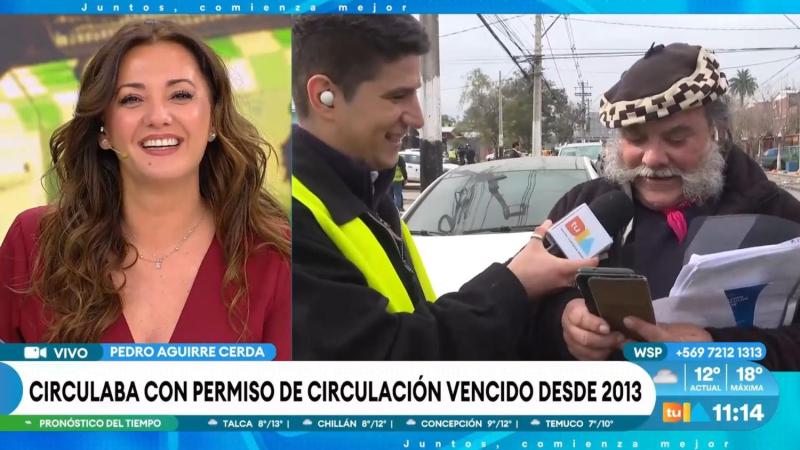 Hombre fiscalizado saca risas en Tu Día y pide perdón a su esposa e hijas