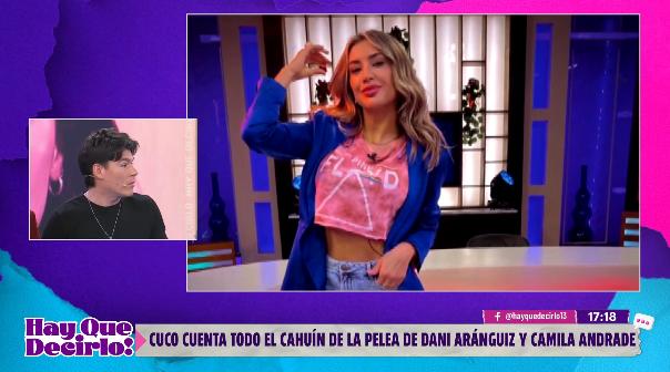La polémica entre Cuco Cerda, Daniela Aránguiz y Camila Andrade.