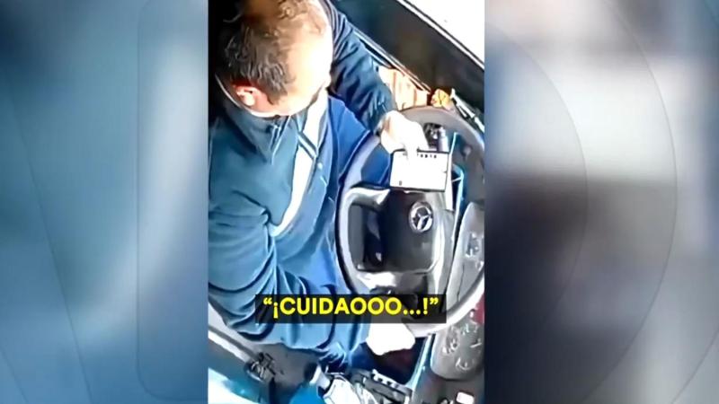 El video de la reacción del chofer que mató a peatón en Chiguayante