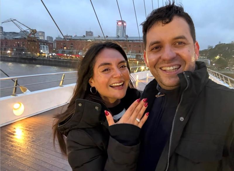 Daniela Muñoz y Agustín Iglesias - Instagram