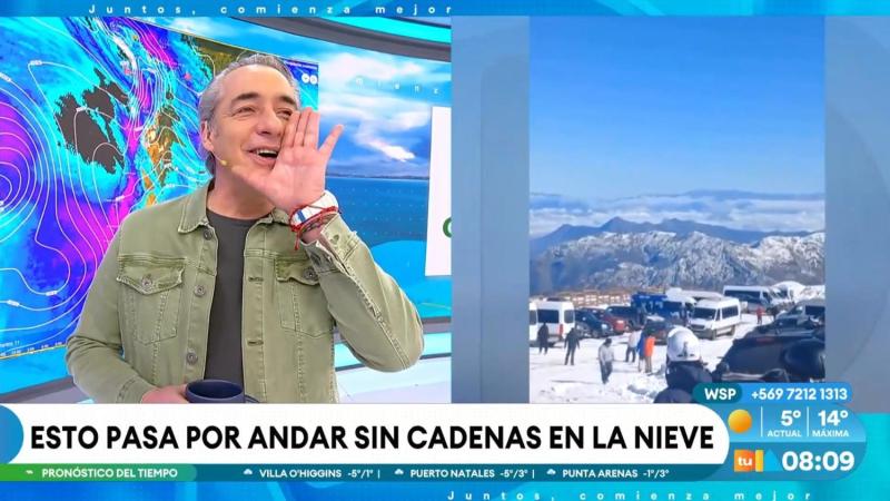 Equipo de "Tu Día" analiza video del auto que se arrastró en Farellones