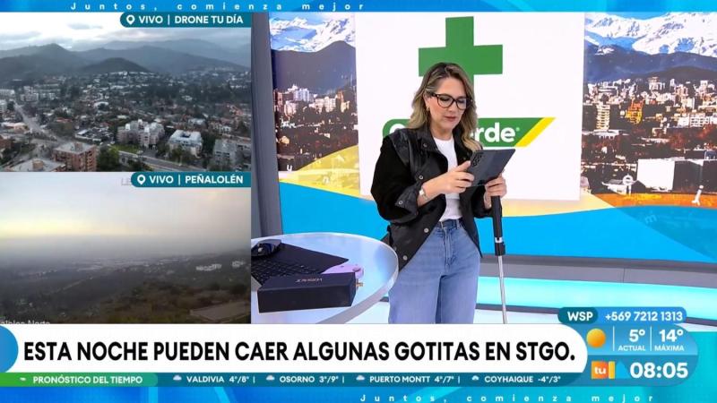 Michelle Adam pronostica nieve para zonas de la Región Metropolitana