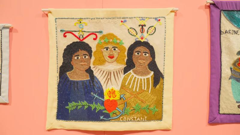 Parte de la exposición de la Bienal de São Paulo en Chile / 13C