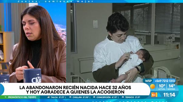 Joven que fue abandonada cuando era bebé, empatiza con su madre.