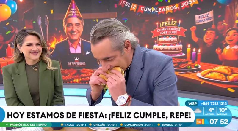 El primer regalo a Repe en su cumpleaños.