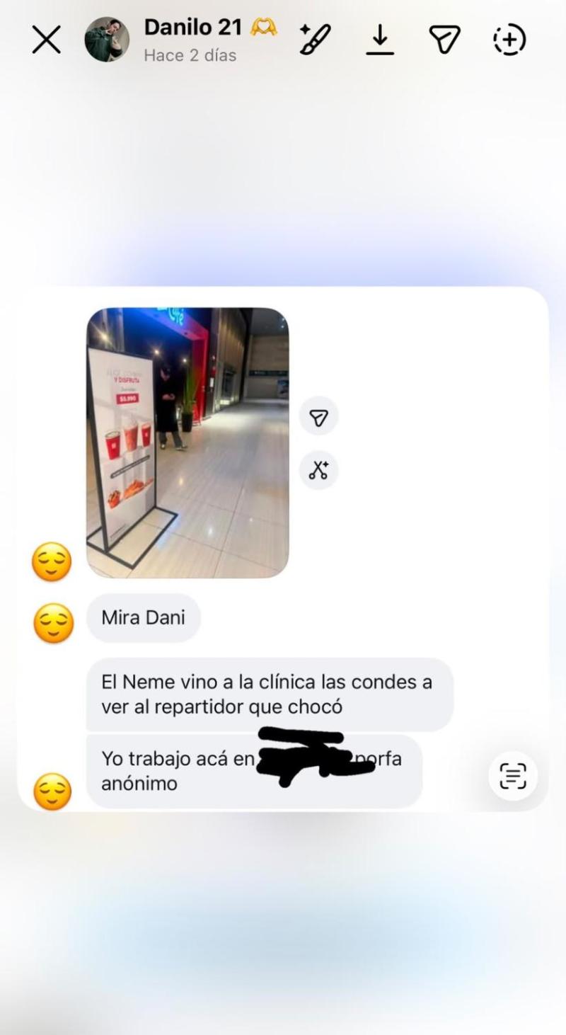 José Antonio Nerme habría visitado a motorista - Instagram