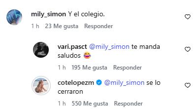 Coté López respondió comentarios en su Instagram | Instagram