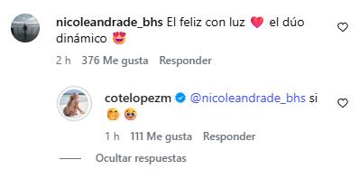 Coté López responde comentarios en redes sociales | Instagram