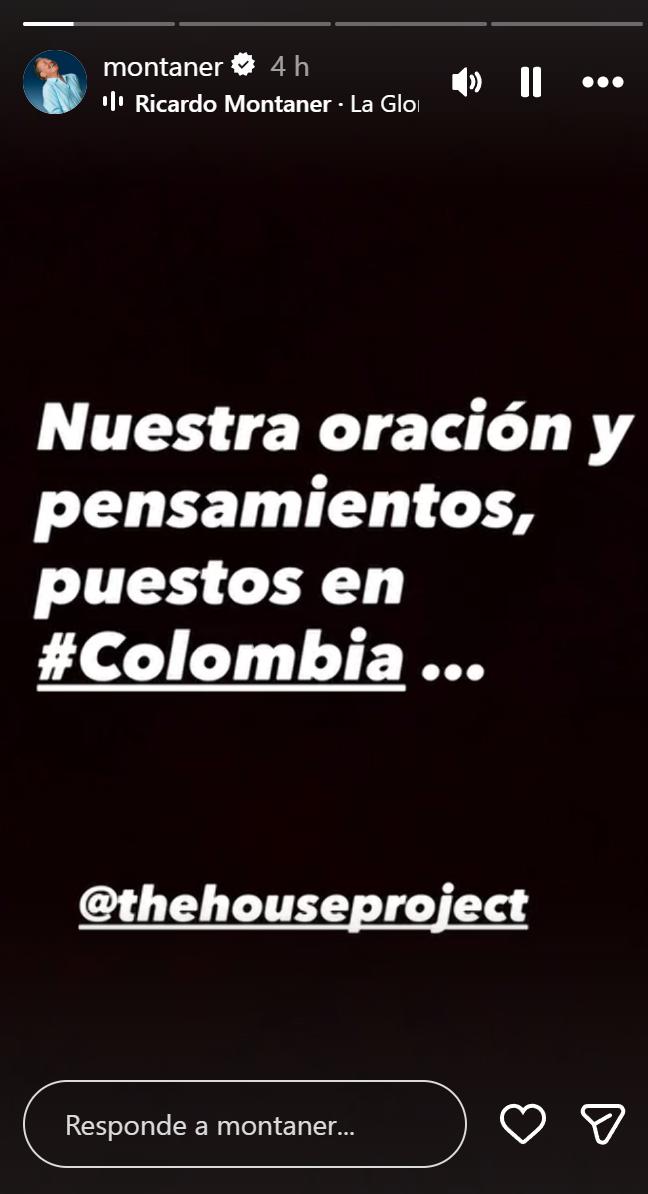 Ricardo Montaner por terremoto en Colombia | Instagram