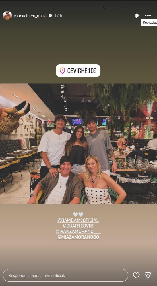 Familia de Iván Zamorano y María Alberó | Instagram