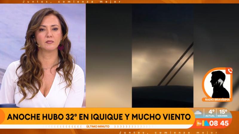 Fuertes vientos y altas temperaturas en Iquique.