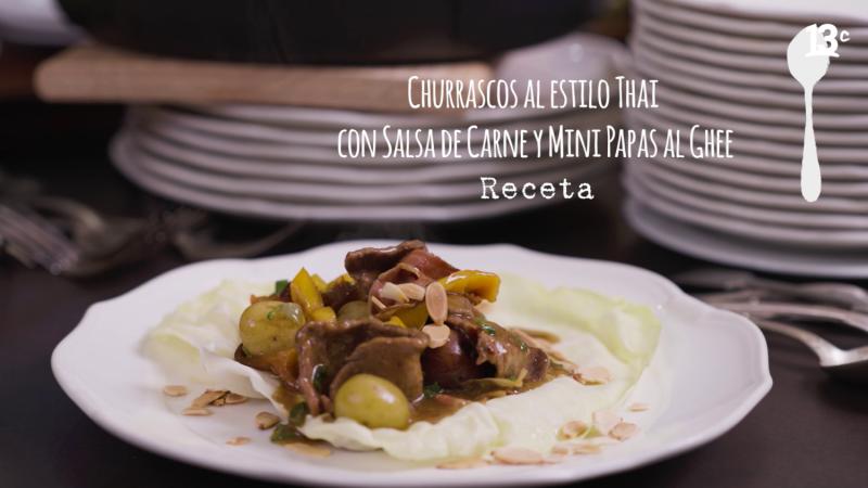 Churrascos al estilo Thai / 13C