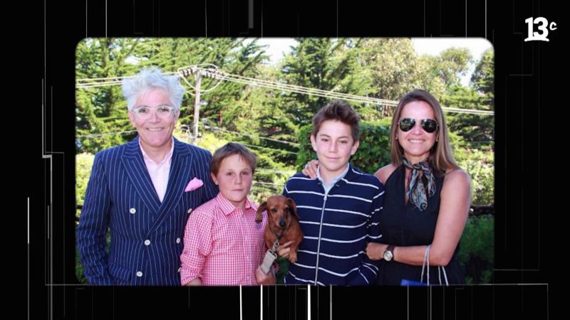 Federico Sánchez y su familia / Foto mostrada en El Giornalista de 13C