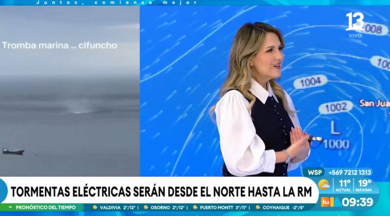 A qué hora comienza la lluvia en Satiago este jueves.