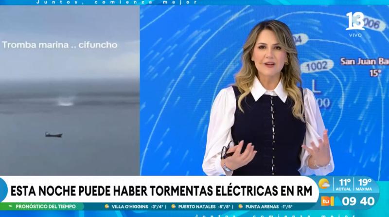A qué hora comienza la lluvia en Satiago este jueves.