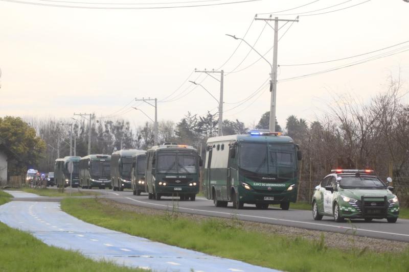 Operación Cancerbero: quiénes son los reos que fueron trasladados a Talca - Aton.