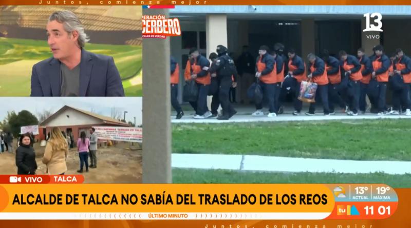 Reos llegan a cárcel de Talca con uniforme.