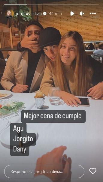 Jorge Valvidia celebró su cumpleaños en 2022 junto a su hijos y su exesposa Daniela Aránguiz | Instagram