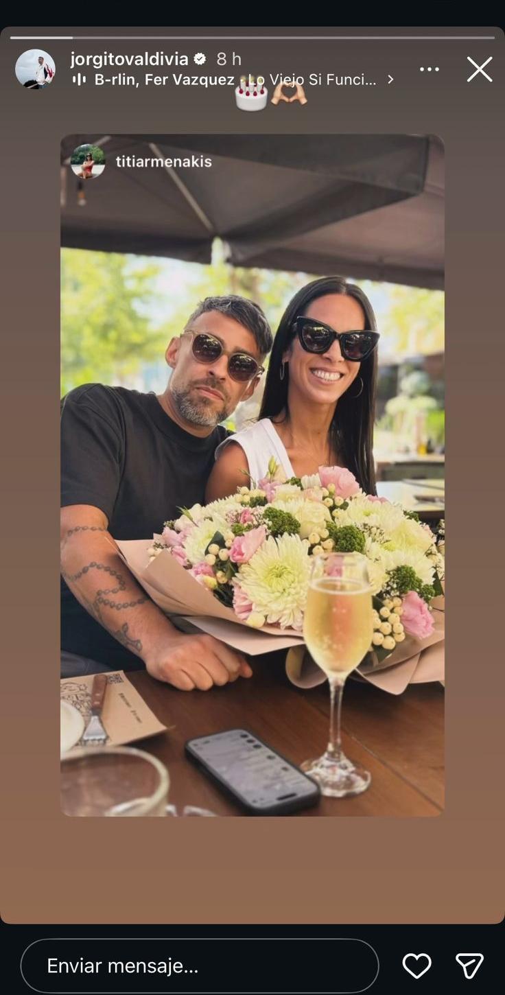 Jorge Valdivia presentó por primera vez una foto con su novia | Instagram