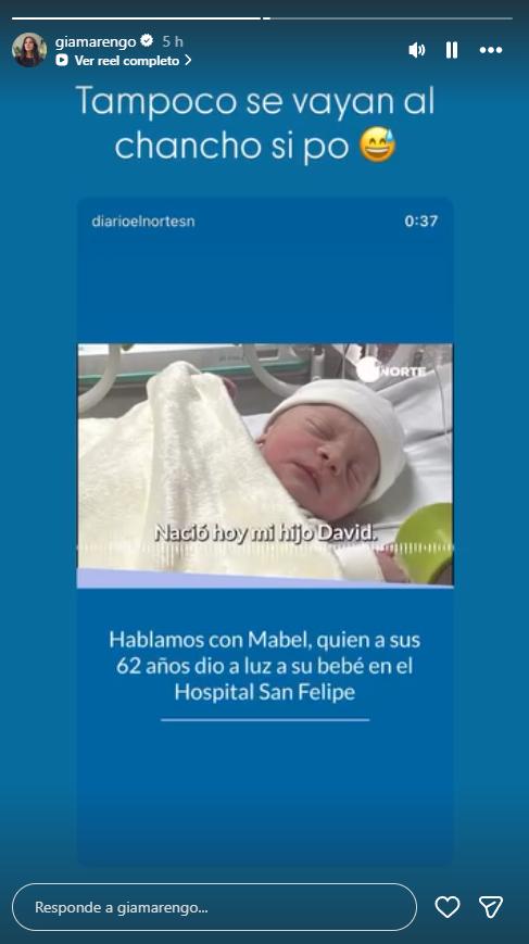 Siguiente historia que publicó Marengo | Instagram