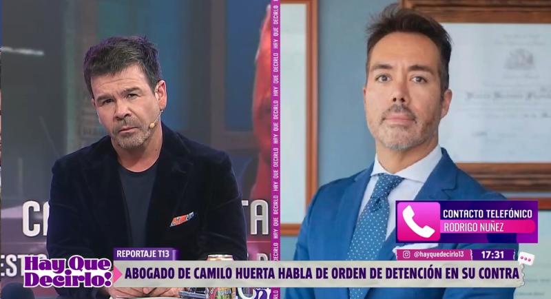Rodrigo Núñez, abogado de Camilo Huerta, en "¡Hay que decirlo!"