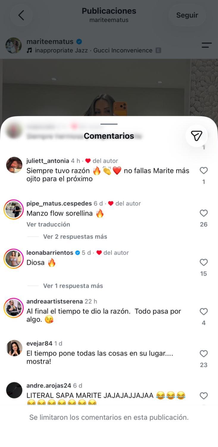 La decisión que tomó Marité Matus tras problema legal de Camilo Huerta | Instagram