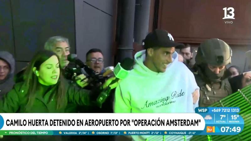 Camilo Huerta llegó a Chile