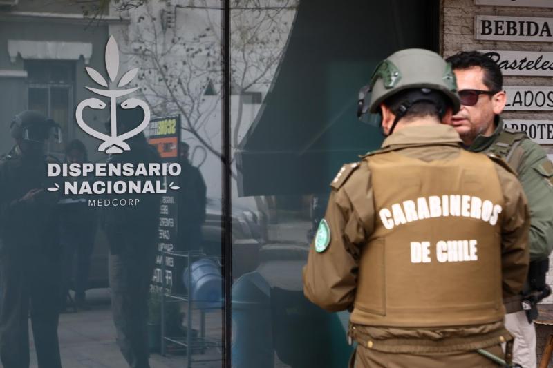Operativo en dispensario vinculado a Camilo Huerta - Aton.