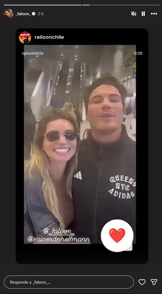 Faloon Larraguibel junto a Raimundo Cerda | Instagram