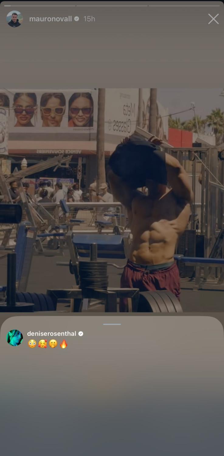 Denise Rosenthal deja coqueto mensaje a su novio | Instagram