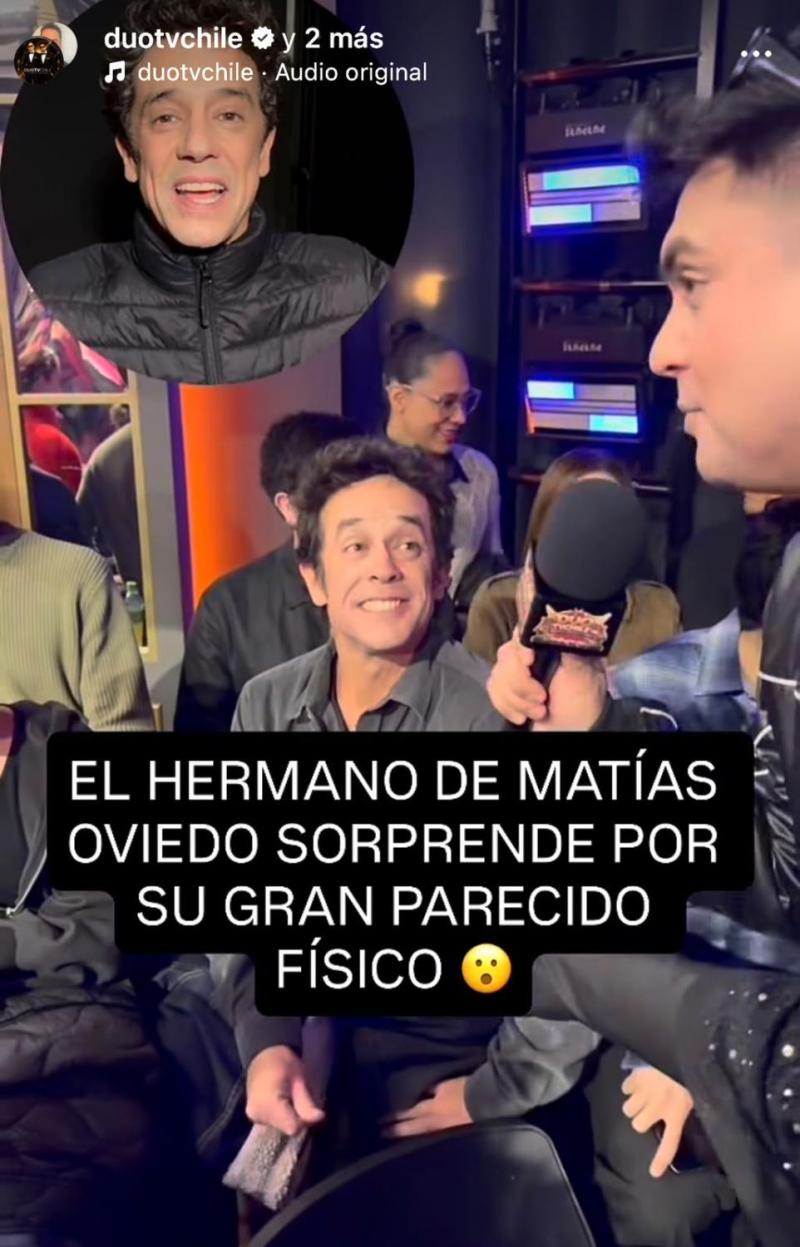 Hermano de Matías Oviedo - Instagram