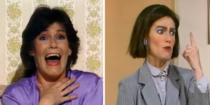 Pía Correa y la señorita Astrid, personajes de Coca Guazzini / 13Rec