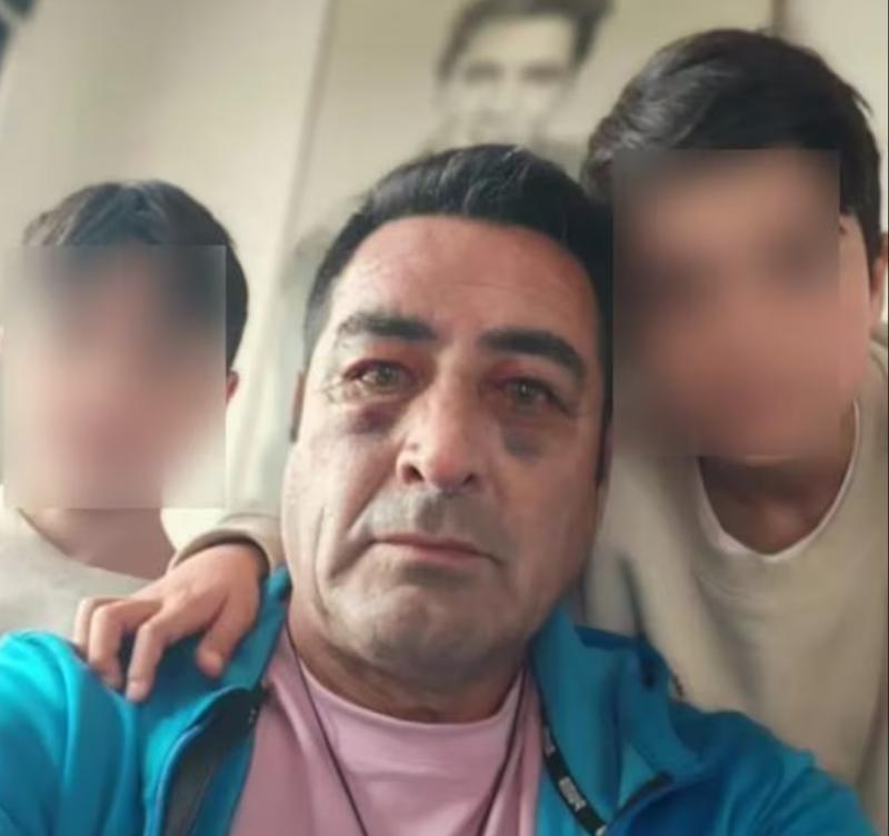 Nelson Tapia junto a sus hijos menores | Instagram
