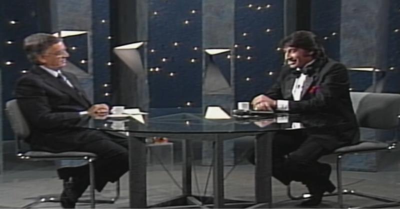 Sandro visitó el programa Una vez más en el año 1989