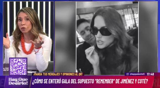 Así se habría enterado Gala Caldirola de la infidelidad entre Coté y Luis.