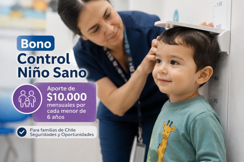 Bono Control Niño Sano - foto generada por IA.