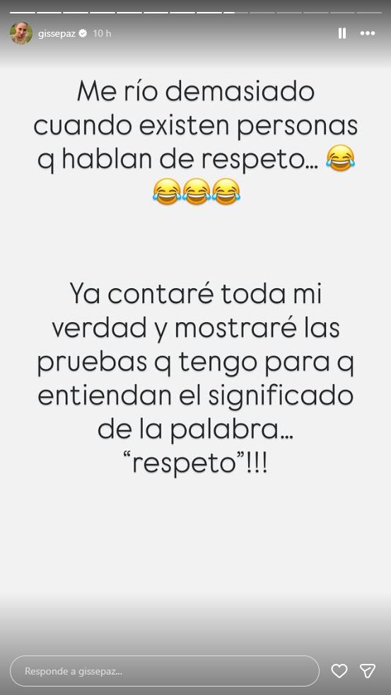 Segunda historia de Gissella | Crédito: Instagram Gissella Gallardo