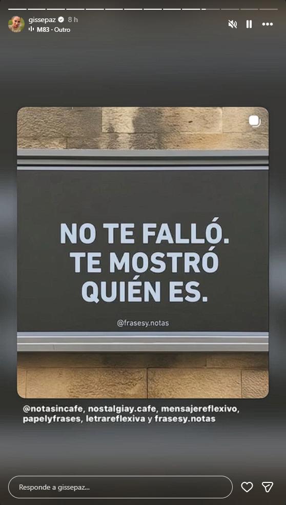 Otras historias que publicó Gissella | Crédito: Instagram Gissella Gallardo