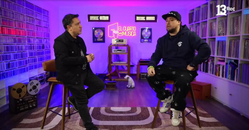 Juan Sativo conversó con Cristián Pérez en El Cuarto de Música / Créditos: Instagram @jay_sativo