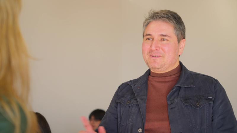 ernando Saavedra, director de la Orquesta Juvenil de La Pintana