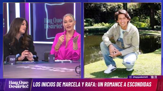 Marcela Vacarezza habla de los inicios de su relación con Rafael Araneda.