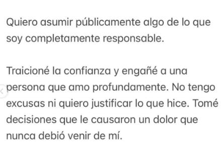 La publicación que borró Luis Jiménez: tiene que ver con Gala.