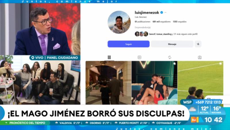 La publicación que borró Luis Jiménez: tiene que ver con Gala.