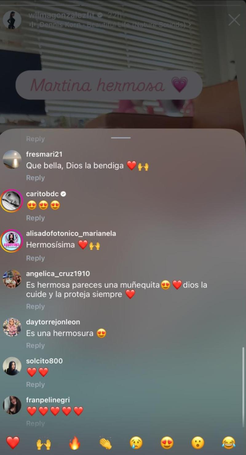 Comentarios que recibió Wilma | Crédito: Instagram Wilma González