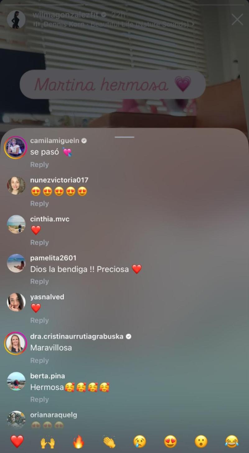 Comentarios que recibió Wilma | Crédito: Instagram Wilma González
