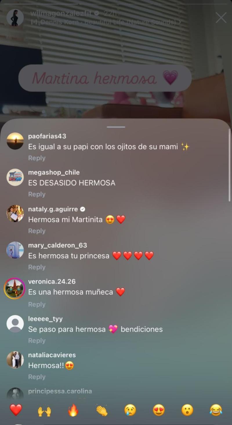 Comentarios que recibió Wilma | Crédito: Instagram Wilma González