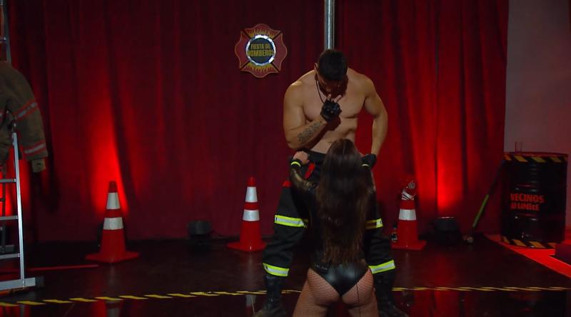 Paula Pavic y Matías Ramos en Vecinos al límite