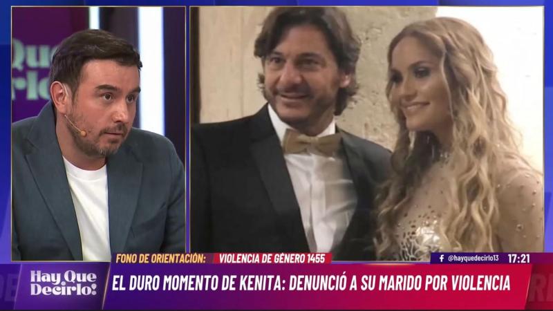 César Campos hablando sobre Kenita Larraín
